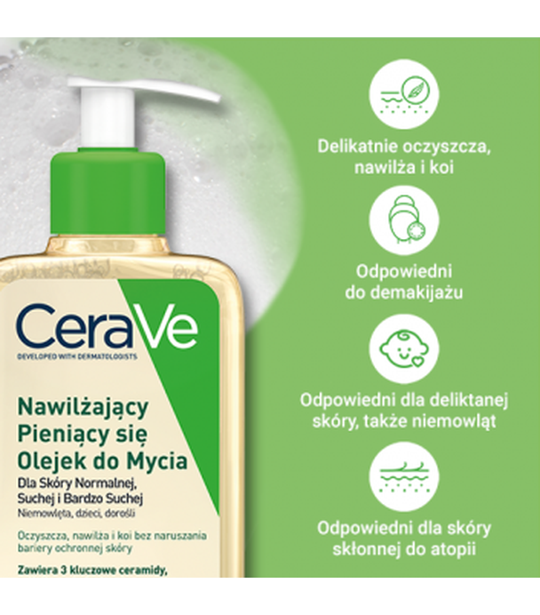 CeraVe nawilżający olejek do mycia, 236 ml