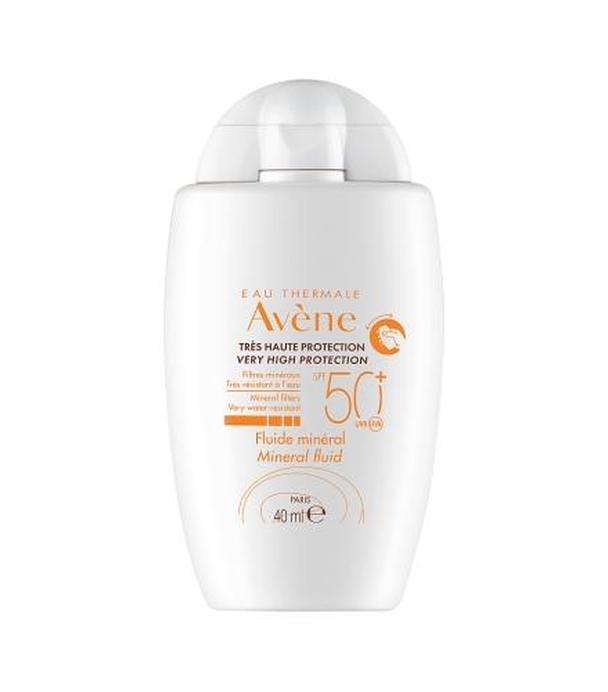 Avene, Fluid mineralny SPF 50+, 40 ml