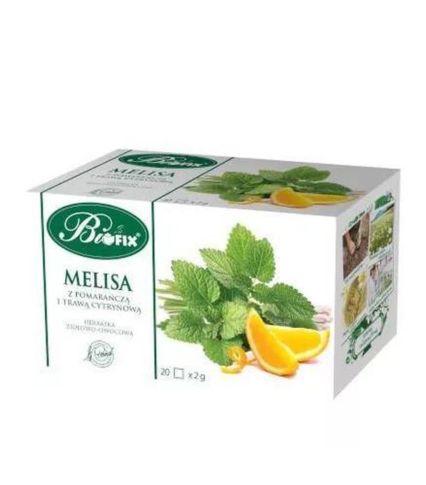 Bi Fix Melisa z pomarańczą i trawą cytrynową - 20 sasz. - cena, opinie, właściwości