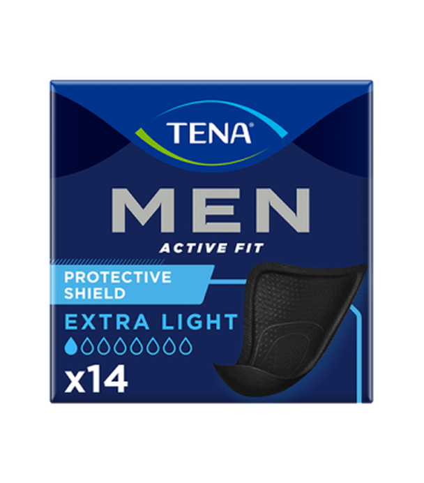 TENA MEN EXTRA LIGHT Wkłady anatomiczne dla mężczyzn, 14 sztuk