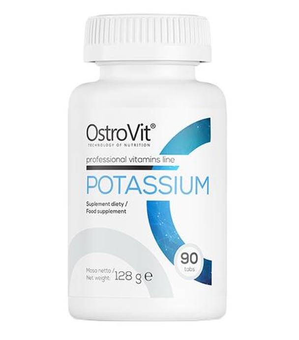 OstroVit Potassium - 90 tabl. - cena, opinie, wskazania