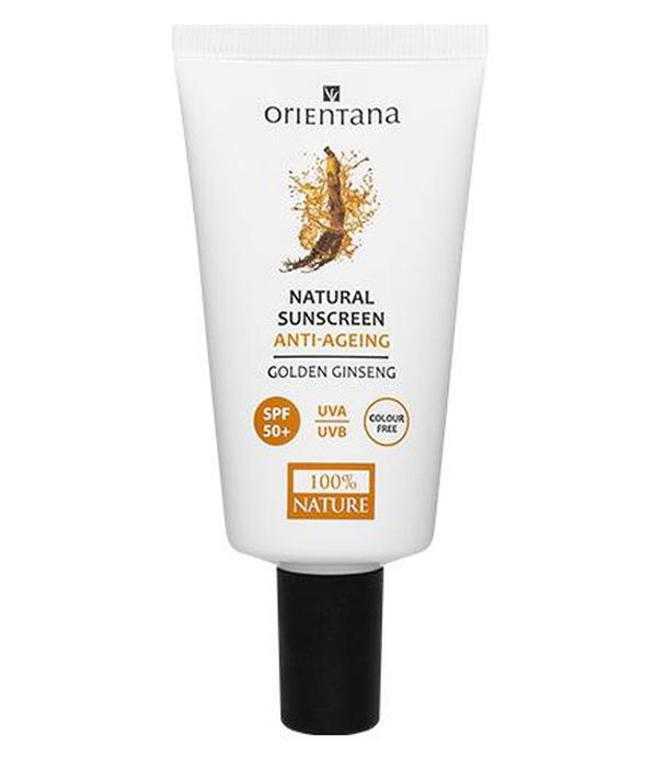 ORIENTANA Natural Sunscreen SPF50, Color Free, 50 ml - ważny do 2025-02-28