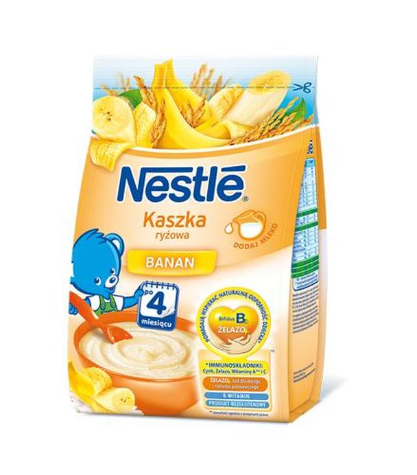Nestle Kaszka ryżowa banan po 4. miesiącu – 180 g - cena, opinie, właściwości