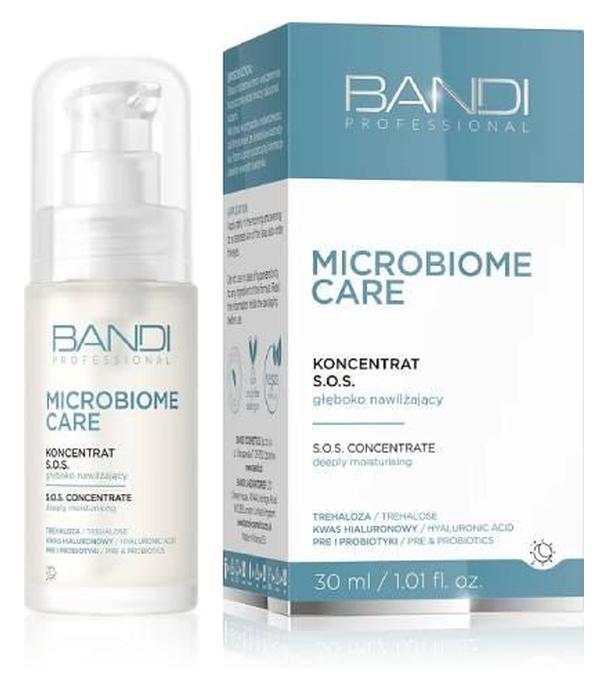 Bandi Microbiome Koncentrat S.O.S. głęboko nawilżający, 30 ml