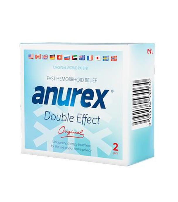 Anurex Double Effect Wkładka do krioterapii hemoroidów - 2 szt. - cena, opinie, właściwości