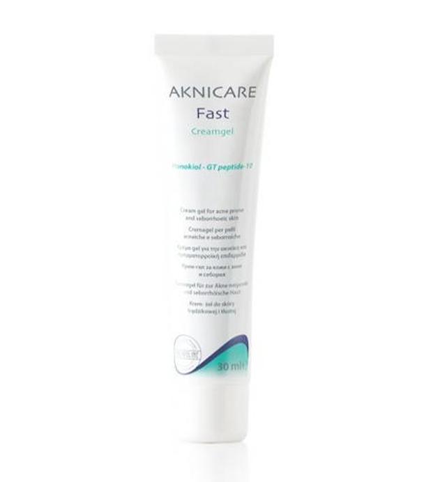 Synchroline Aknicare Fast Krem - żel do skóry trądzikowej i tłustej 30 ml - cena, opinie, właściwości