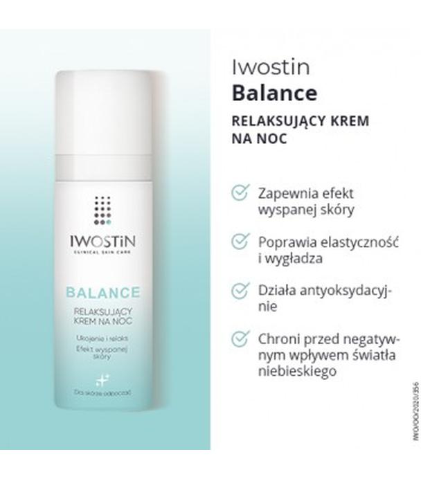Iwostin Balance Relaksujący krem na noc - 50 ml - cena, opinie, właściwości