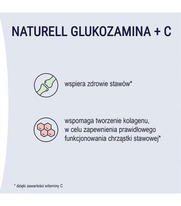 NATURELL Glukozamina + C, na stawy, 100 tabl., cena, opinie, właściwości