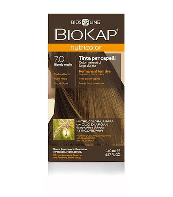 BioKap Nutricolor Farba do włosów 7.0 Średni Blond - 140 ml - cena, opinie, właściwości