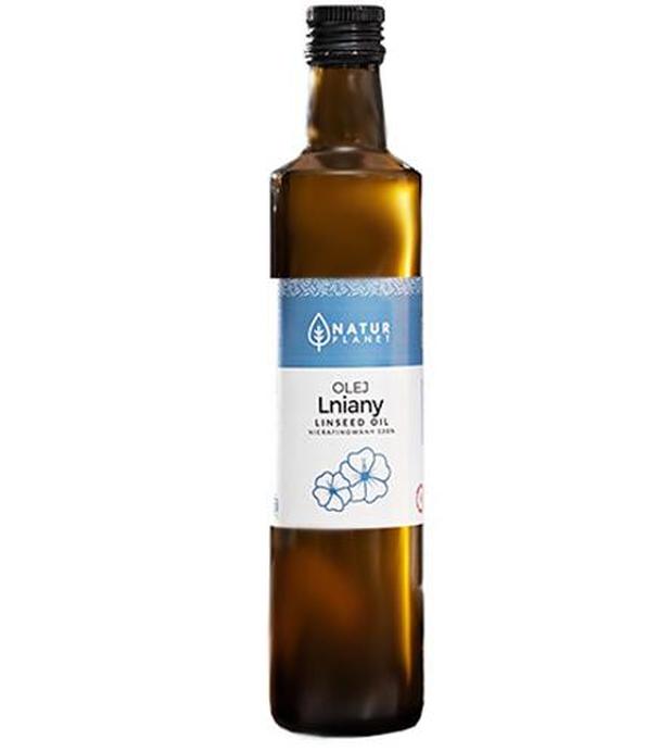 Natur Planet Olej Lniany Nierafinowany 100% - 500 ml - cena, opinie, stosowanie