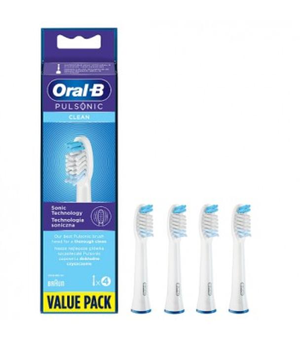 Oral - B Pulsonic Clean SR32 Końcówki do szczoteczki elektrycznej, 4 szt., cena, opinie, stosowanie