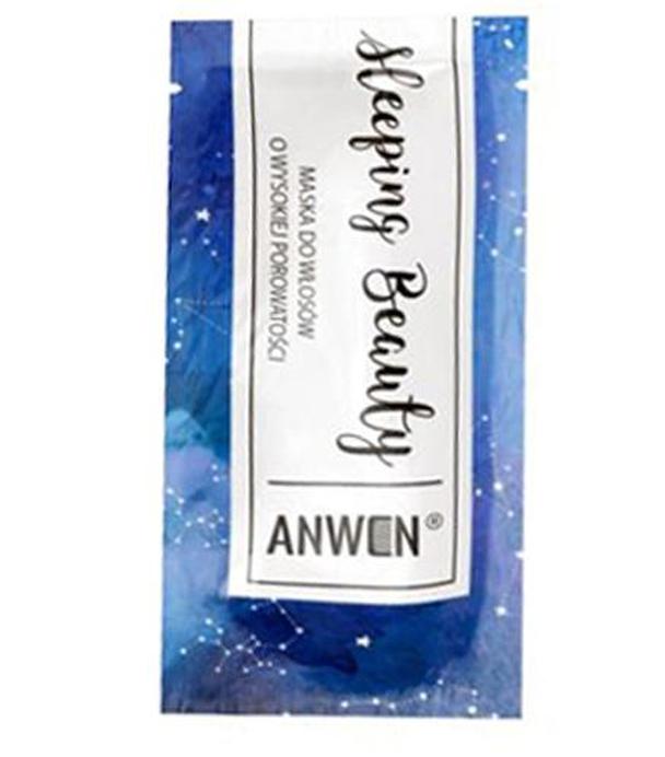 Anwen Sleeping Beauty Maska do włosów o wysokiej porowatości - 10 ml - cena, opinie, stosowanie