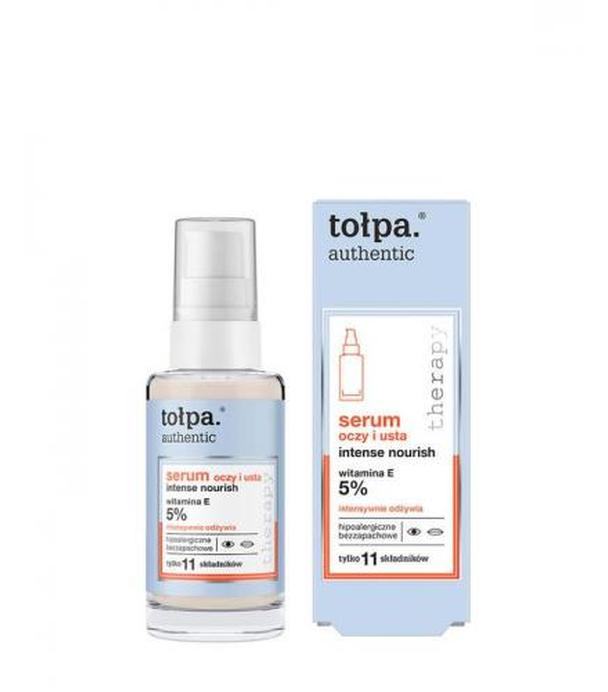 Tołpa Authentic, Serum oczy i usta, intense nourish, 30 ml