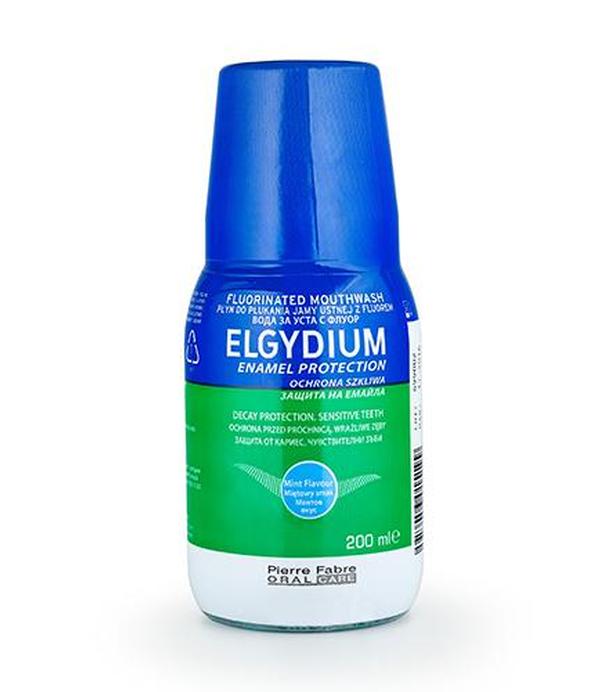 ELGYDIUM Ochrona szkliwa płyn do płukania jamy ustnej z fluorem - 200 ml