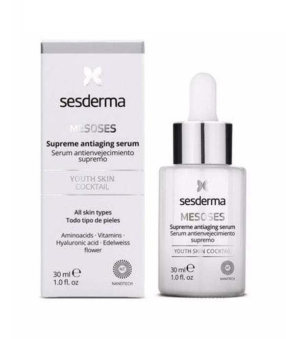 Sesderma Mesoses Serum przeciwstarzeniowe Supreme, 30 ml, cena, opinie, wskazania - ważny do 2025-08-31