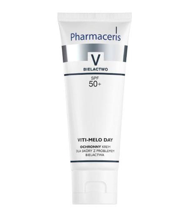 Pharmaceris V Viti Melo Day, Krem ochronny dla skóry z problemami bielactwa SPF 50+, 75 ml