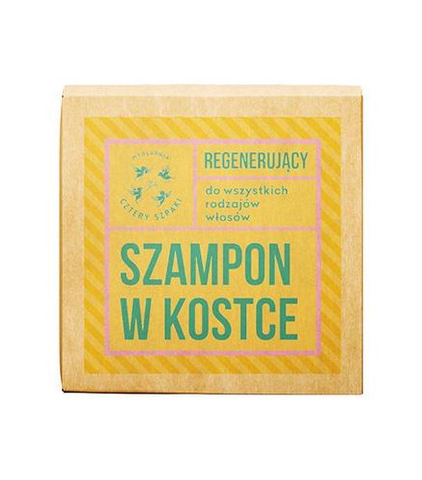 Mydlarnia Cztery Szpaki Regenerujący szampon w kostce Eukaliptus Cytrynowy, 75 g