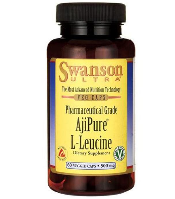 SWANSON AjiPure L-Leucyna 500 mg - 60 kaps.