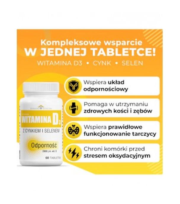 Domowa Apteczka Witamina D3 z cynkiem i selenem, 60 tabletek