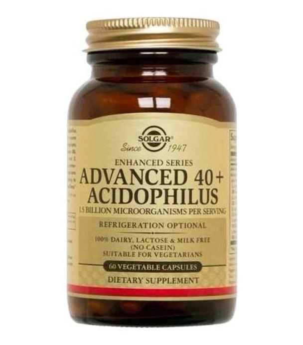 SOLGAR ADVANCED 40+ ACIDOPHILUS PROBIOTYK - 60 kaps.