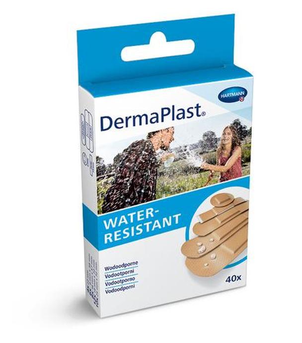DermaPlast Water Resistant Plastry odporne na brud i wodę - 40 szt. Na rany i otarcia - cena, opinie, właściwości