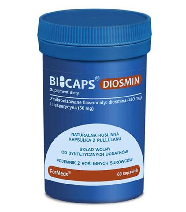 BICAPS DIOSMIN - 60 kaps. Dla zdrowia naczyń żylnych.