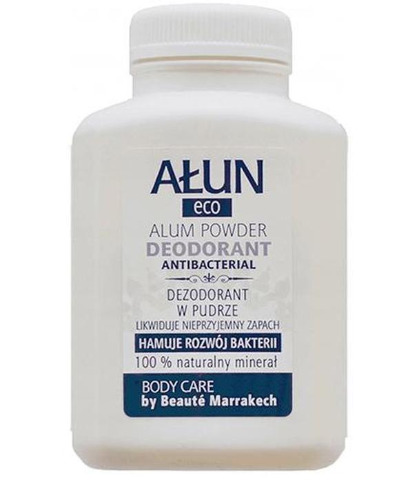 Ałun Eco Dezodorant w pudrze- zasypka do stóp dłoni i pach 100% Naturalny minerał, 120 g