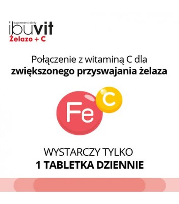 Ibuvit Żelazo + C - 30 tabl. - cena, opinie, stosowanie