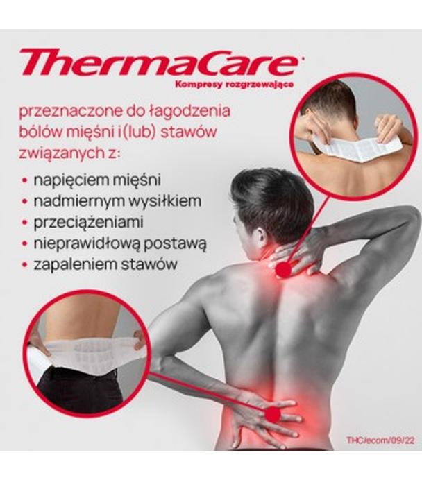 ThermaCare kompresy rozgrzewające na dolne okolice pleców i stawy biodrowe, 2 sztuki - ważny do 2025-08-31