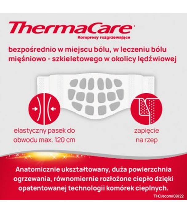 ThermaCare kompresy rozgrzewające na dolne okolice pleców i stawy biodrowe, 2 sztuki - ważny do 2025-08-31
