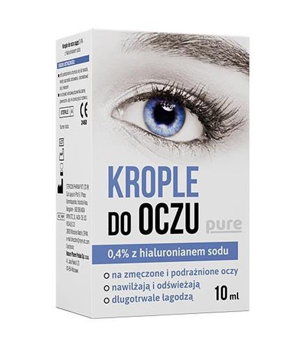 Krople do oczu pure 0,4% z hialuronianem sodu, 10 ml