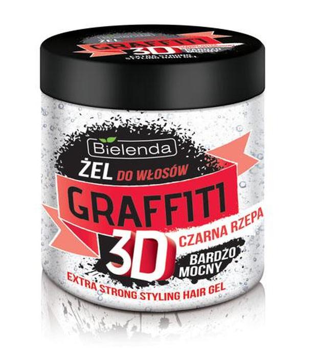 Bielenda Graffiti Żel do włosów czarna rzepa bardzo mocny - 250 g - cena, opinie, właściwości