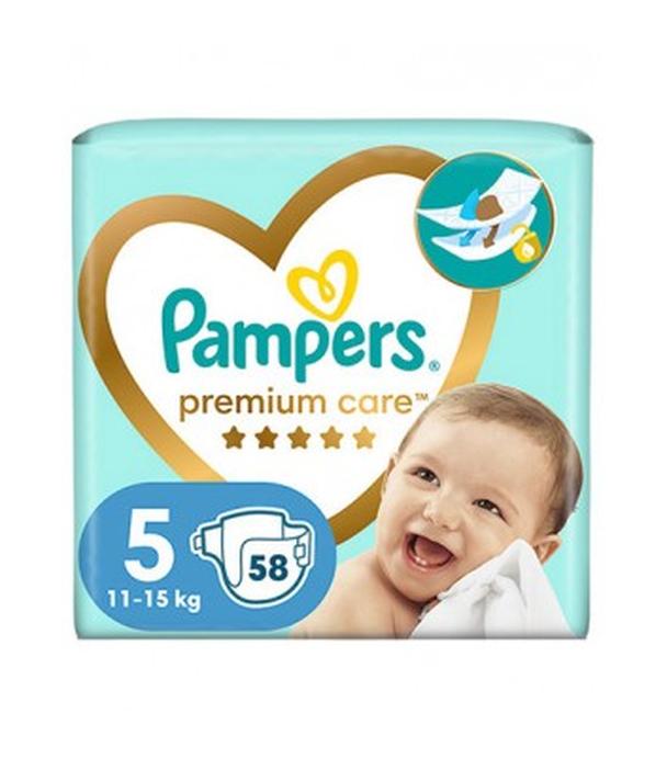 Pampers Pieluchy Premium Care rozmiar 5, 58 sztuk pieluszek
