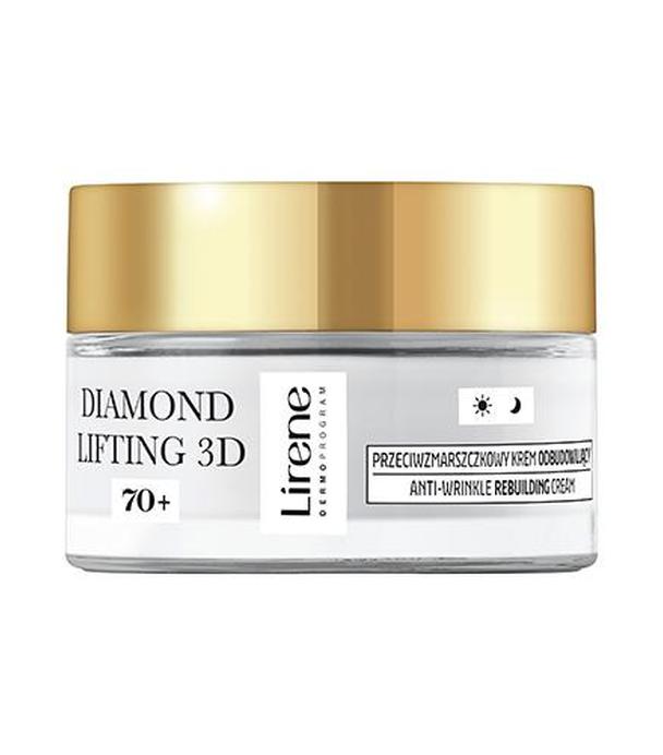 Lirene DIAMENTOWY LIFTING 3D Przeciwzmarszczkowy krem odbudowujący 70+, 50 ml