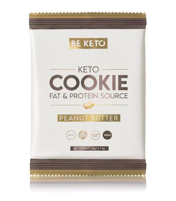 BeKeto KETO Cookie Peanut Butter, 50 g, cena, wskazania, właściwości - ważny do 2025-10-28