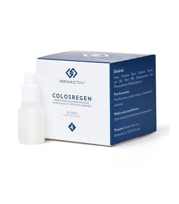 Genactiv Colosregen bloker Płyn ochronny do stosowania na skórę głowy - 10 ml - cena, opinie, wskazania