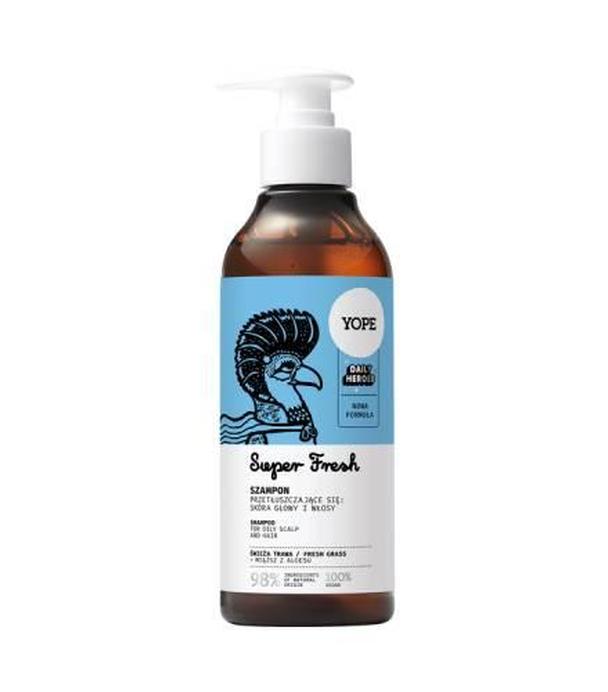 YOPE Świeża trawa Szampon do włosów, 300 ml