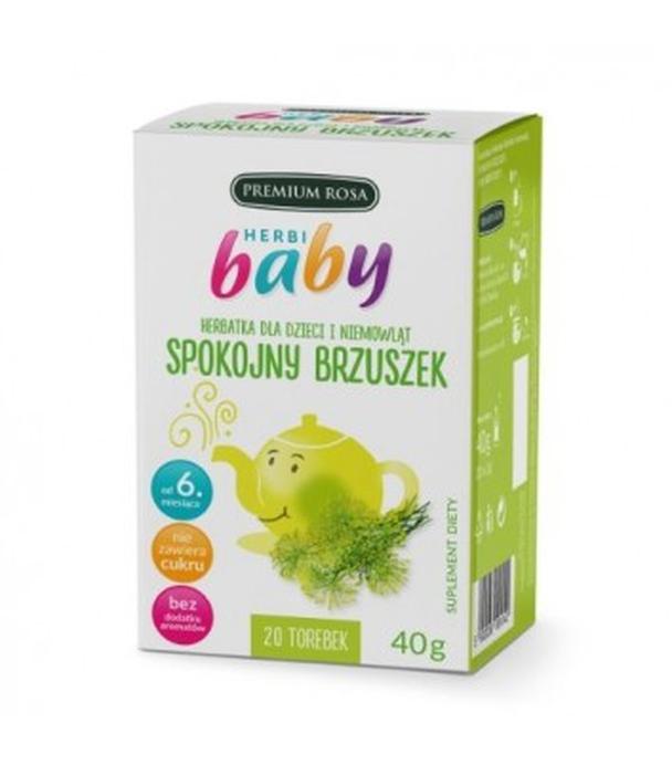 HERBI BABY Herbatka dla dzieci i niemowląt na spokojny brzuszek - 20 sasz. - cena, opinie, właściwości