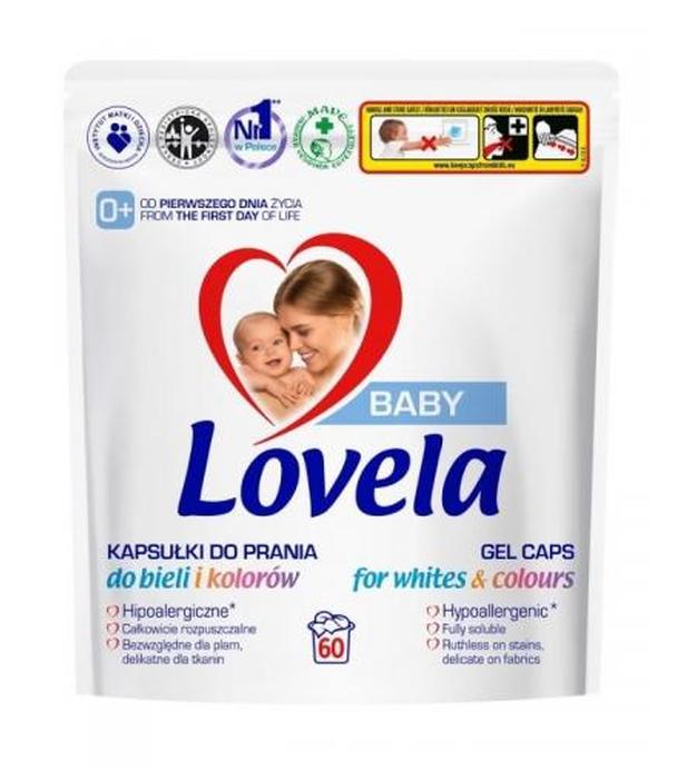 Lovela Baby uniwersalne kapsułki do prania, 60 sztuk