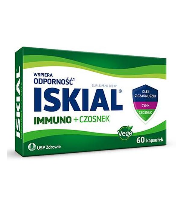 Iskial Immuno + Czosnek, 60 kapsułek