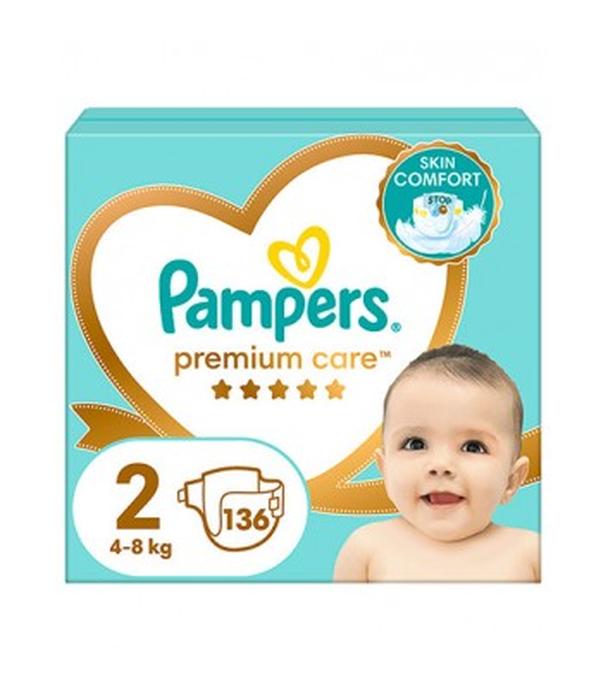 Pampers Premium Care pieluszki rozmiar 2, 4 kg - 8 kg, 136 sztuk