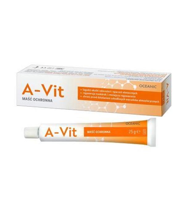 A Vit, Maść ochronna z witaminą A + E, 25 g