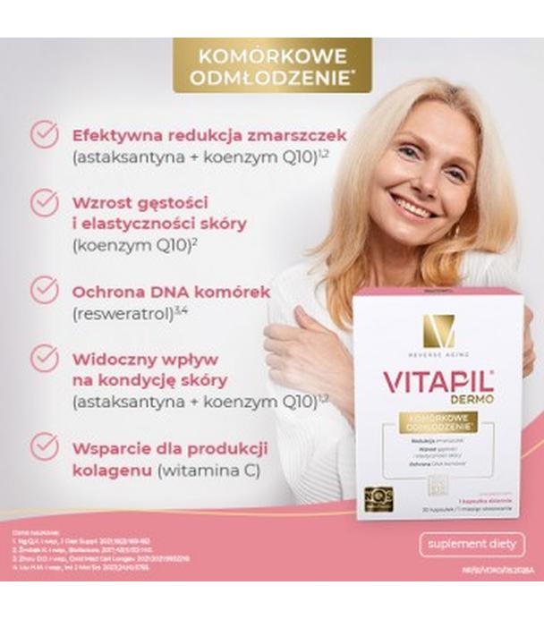 Vitapil Dermo Komórkowe Odmłodzenie, kapsułki, 30 sztuk