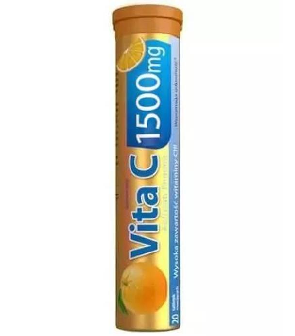 ActivLab Vita C 1500 mg o smaku pomarańczowym, tabletki musujące, 20 sztuk