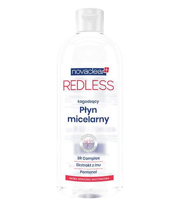 Novaclear Redless Łagodzący Płyn micelarny, 400 ml, cena, opinie, wskazania
