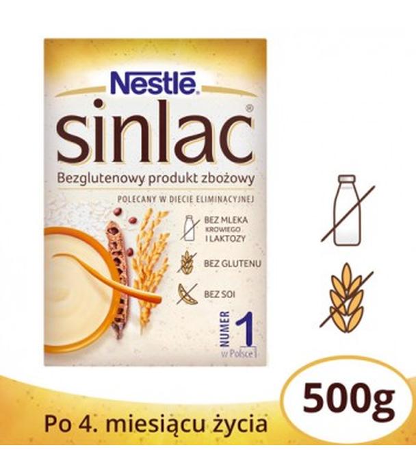 NESTLE SINLAC Bezglutenowy produkt zbożowy po 4 miesiącu - 500 g - cena, opinie, wskazania