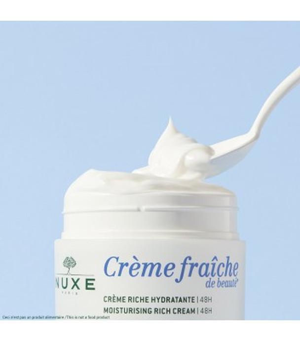 Nuxe Creme fraiche de beauté® Krem nawilżający do skóry suchej, 50 ml, cena, wskazania, opinie