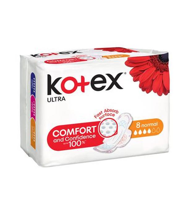 Kotex Normal Ultra Podpaski, 8 szt., cena, opinie, stosowanie