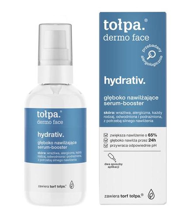 TOŁPA DERMO FACE HYDRATIV Głęboko nawilżające serum-booster - 75 ml - cena, stosowanie, opinie