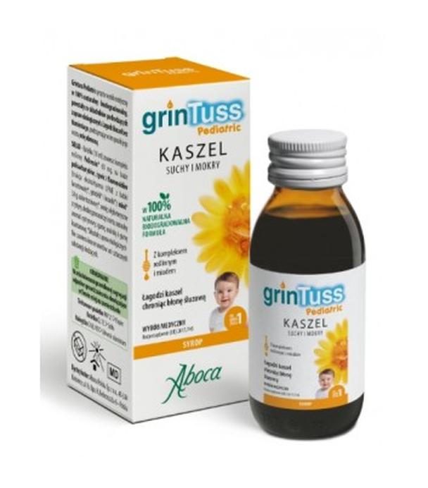 GRINTUSS PEDIATRIC Syrop dla dzieci na kaszel suchy i mokry, 128 g